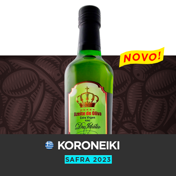 Azeite de Oliva extra virgem produzido com azeitonas da espécie Koroneiki safra 2023